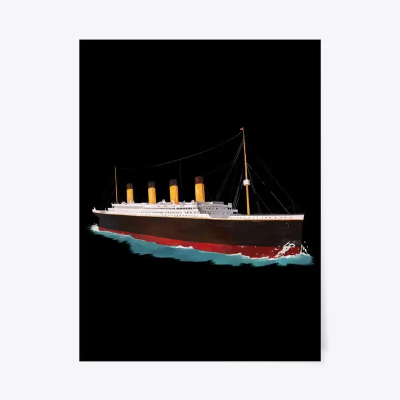 RMS TITANIC AT SEA